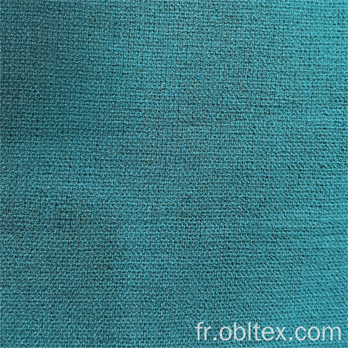 Linon d&#39;imitation en polyester OBL22-C-062 pour robe